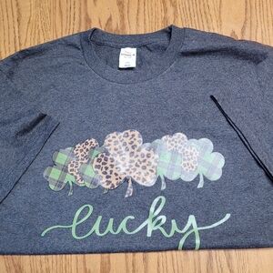 St Patrick's Day Women's Short Sleeve Tshirt size large